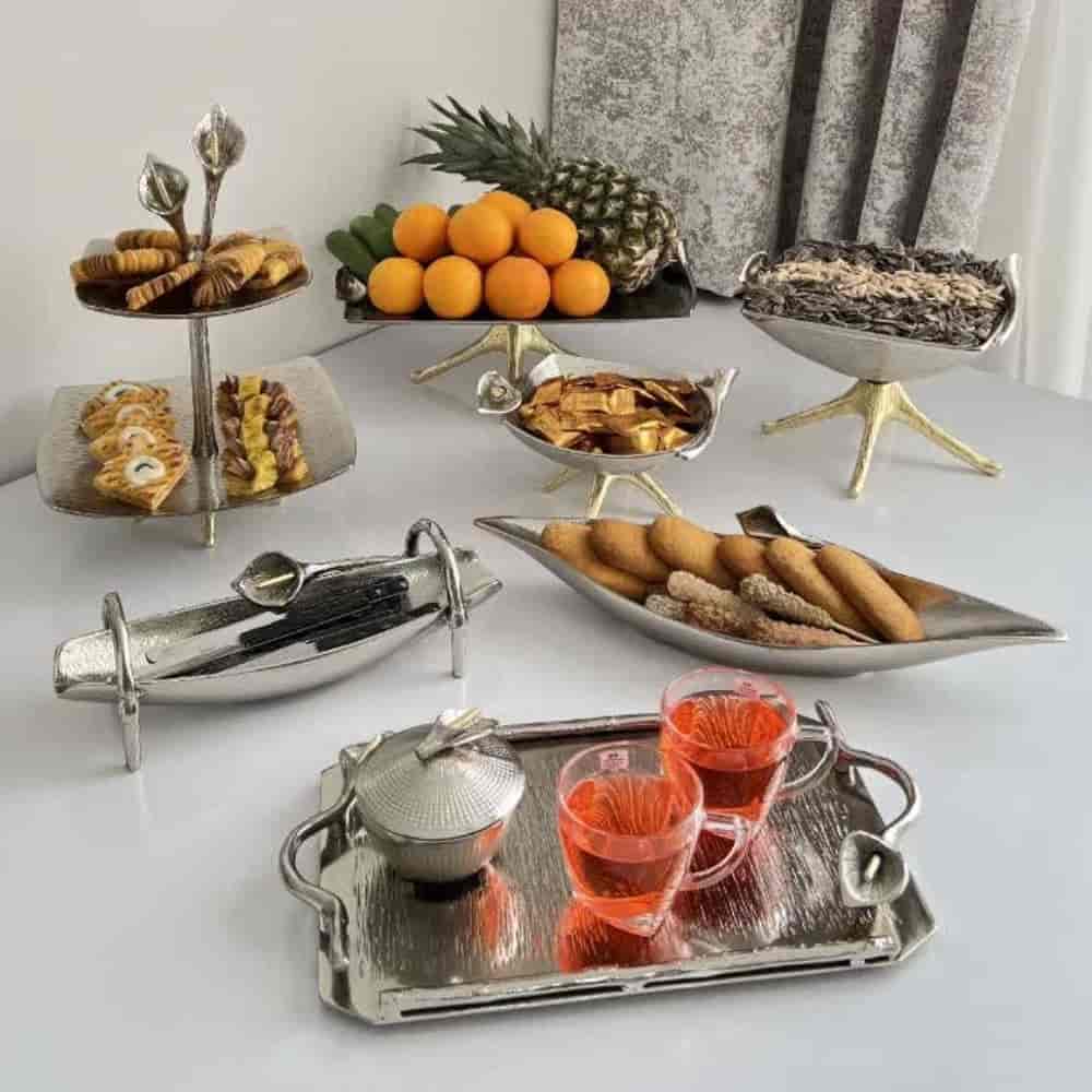 سرویس هشت پارچه گل شیپوری